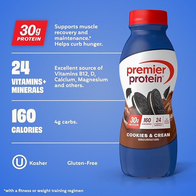 Cookies & Cream Protein Shake 11.5 oz (12 PACK)